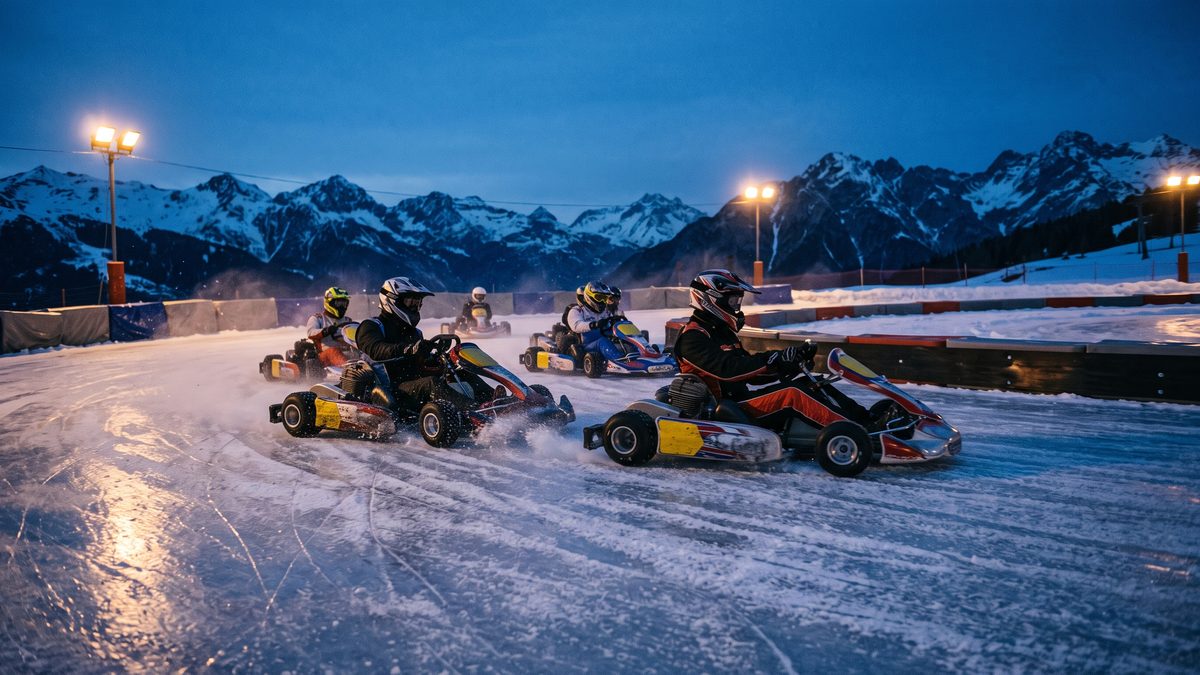 Karting na lodzie